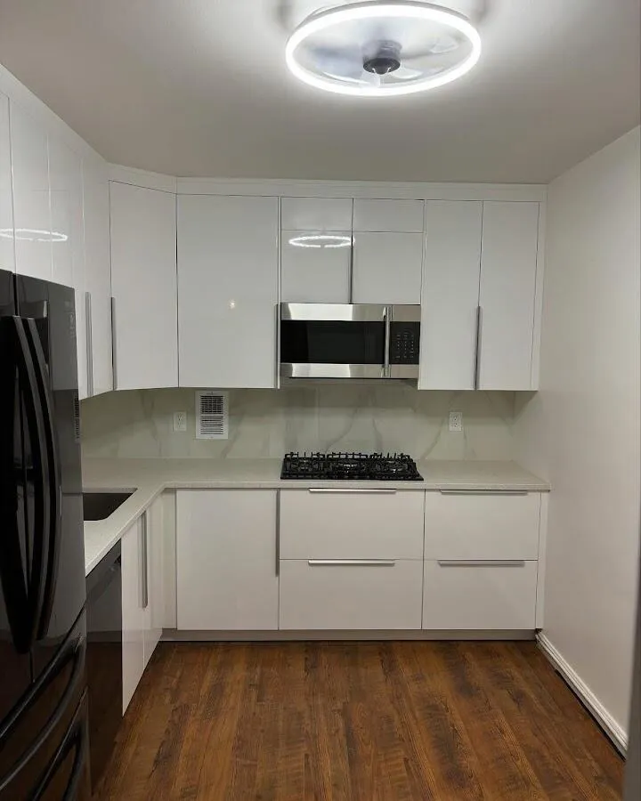Renovated kitchen with quartz countertops in South St. Paul